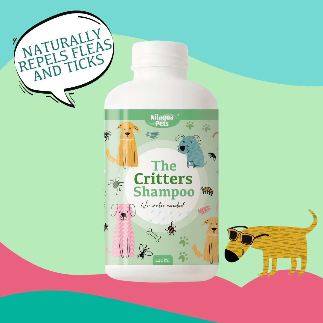 Nilaqua No Rinse Dog Shampoo | Fleas & Ticks (8hr Protection)
