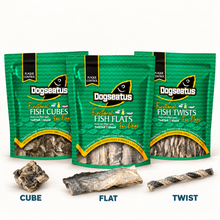 Dogseatus Dental Fish Skins – Twists, Cubes & Flats