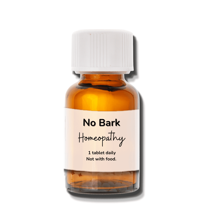 No Bark: Homeopathy to reduce dog barking when home alone