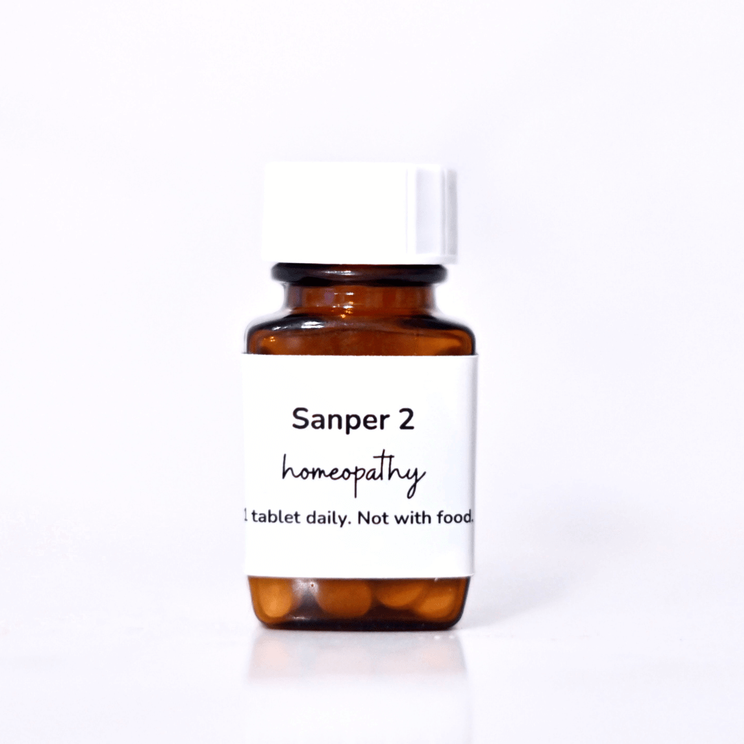 Sanper 2 homeopathy bottle for calming nervous dogs