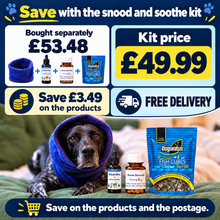 Picture of the Snood and Soothe kit and associated cost savings