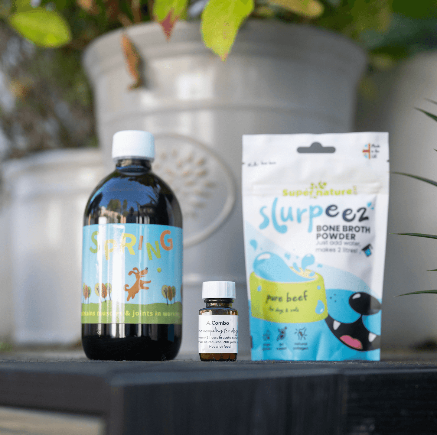 Joint Support Bundle featuring Spring Joint Support and A.Combo for optimal dog joint health.