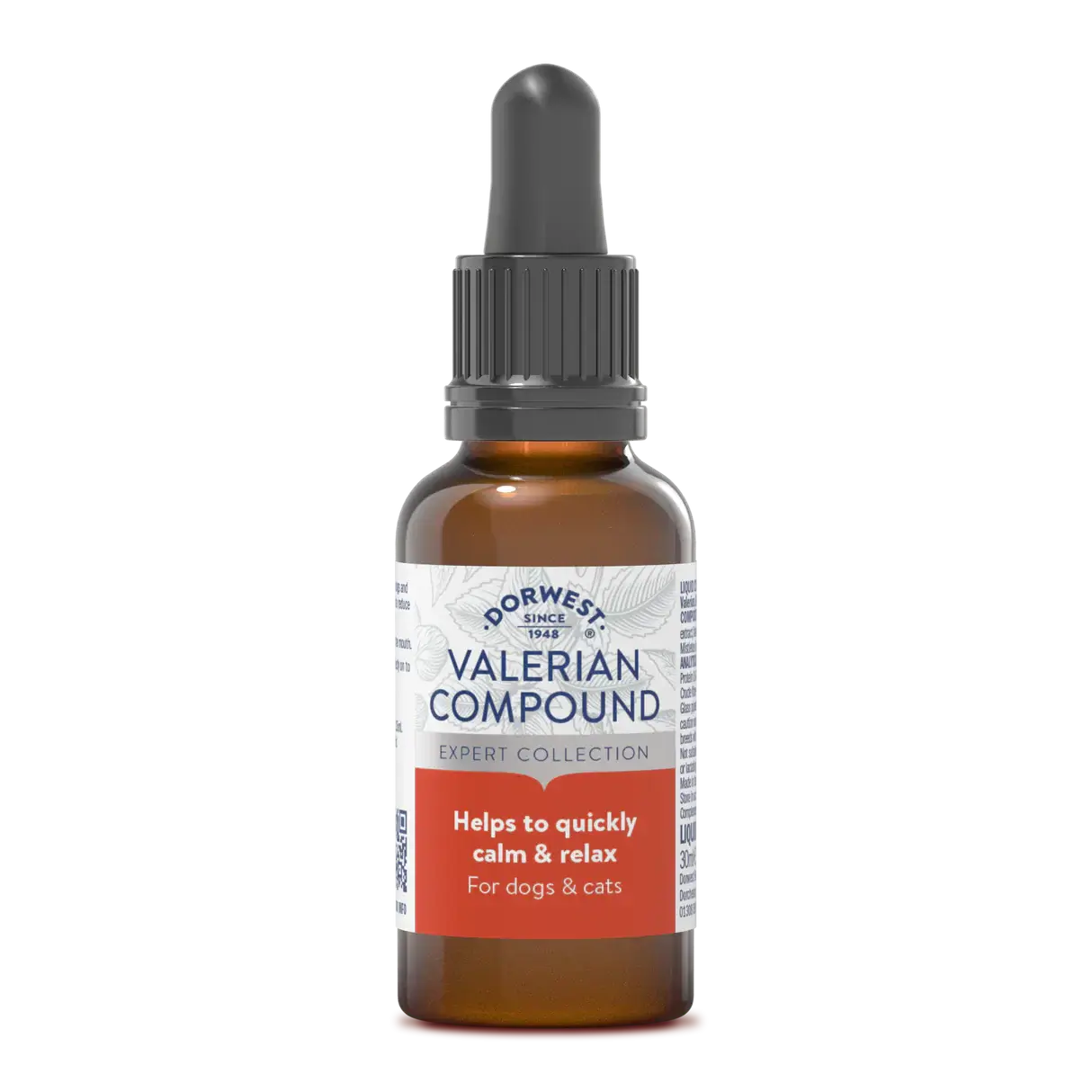 Dorwest Valerian Compound for Dogs and Cats – Natural Calming Support for Stress & Anxiety