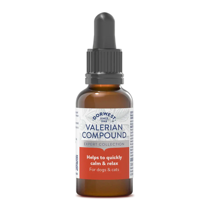 Dorwest Valerian Compound for Dogs and Cats – Natural Calming Support for Stress & Anxiety