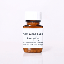 Homeopathic Anal Gland Support for Dogs Bottle with Pills