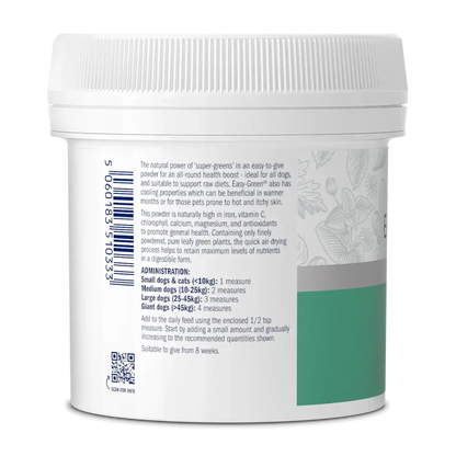 Dorwest Easy-Green Powder for Dogs and Cats – Natural Super-Greens Supplement for Skin and Overall Health