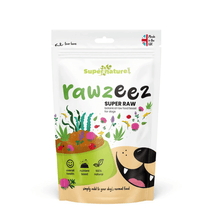 Rawzeez Super Raw Botanical Food Boost for Dogs Package - Nutrient-rich, supports gut health, 100% natural, made in the UK.